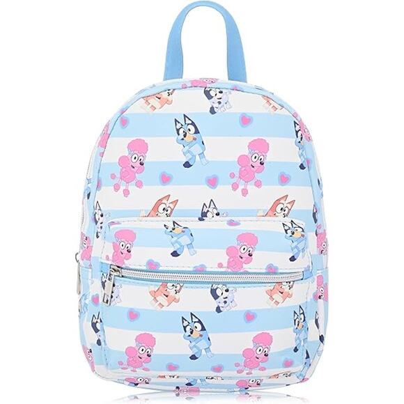 Fast Forward Bluey Mini Backpack Stripped Kidcore Cute School Travel Twee NWT - Picture 1 of 5